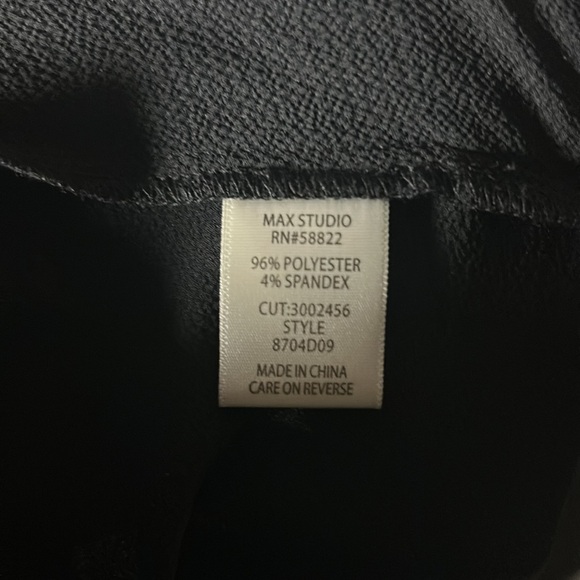 Max Studio Wide Leg Cropped Pants Women's Size S Beach Vibes Lightweight - Picture 11 of 11